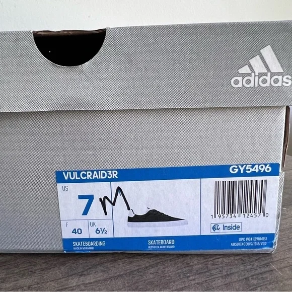 Adidas Skateboarding Vulc raid3R Men's Shoe Size 7